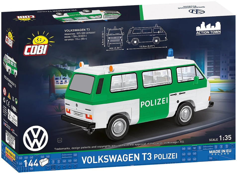 EAN 5902251246372 - COBI Volkswagen T3 Police imagen 7