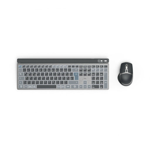 EAN 4047443520517 - Hama WKM-750 teclado Ratón incluido Hogar / Oficina Bluetooth QWERTZ Alemán Antracita, Negro, Azul imagen 1