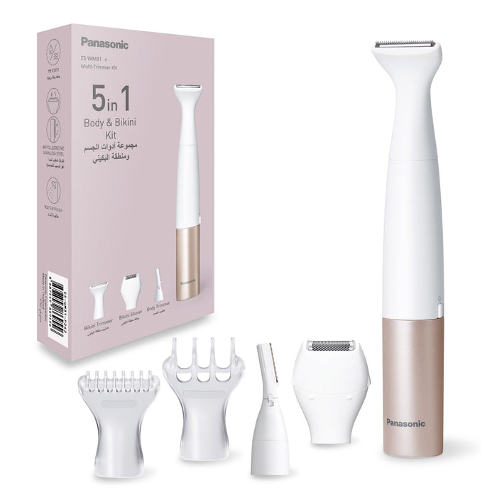 EAN 5025232962983 - Panasonic ES-WM31-P301 depiladora Oro, Blanco imagen 4