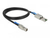 EAN 4043619837342 - DeLOCK 83734 cable Serial Attached SCSI (SAS) 1 m Negro imagen 2