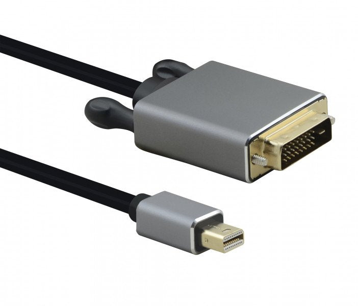 EAN 4005938884759 - Helos 288475 adaptador de cable de vídeo 1 m Mini DisplayPort DVI-D Negro imagen 1