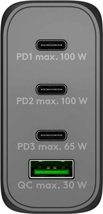 EAN 4040849655555 - Goobay 65555 cargador de dispositivo móvil Portátil, Smartphone Negro Corriente alterna Carga rápida Inte imagen 4