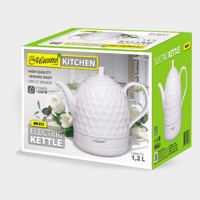 EAN 4820177148376 - Feel Maestro MR-072 tetera eléctrica 1,2 L 1200 W Blanco imagen 5