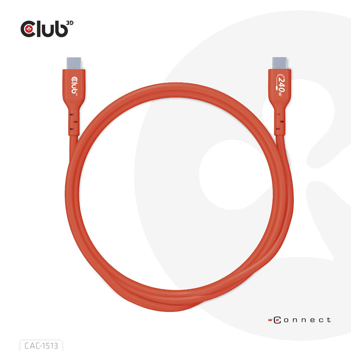 EAN 8719214472634 - CLUB3D CAC-1513 cable USB USB 2.0 USB C Naranja imagen 5