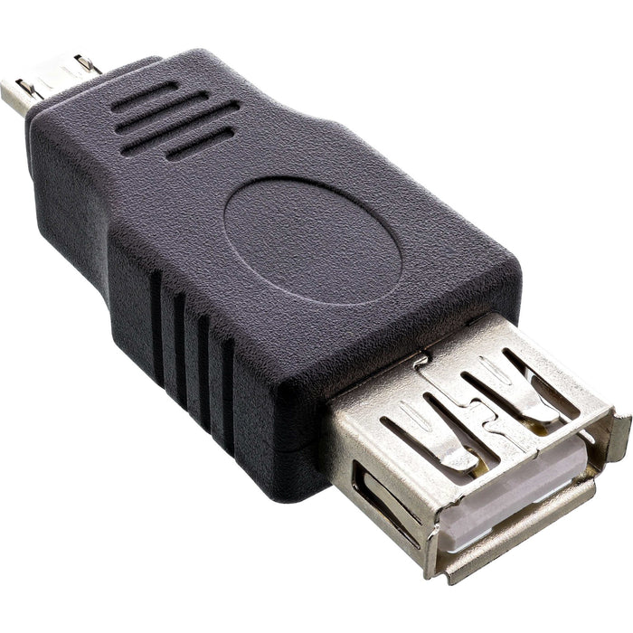 EAN 4043718090563 - InLine 31600 cambiador de género para cable USB 2.0 A female USB A Negro imagen 3