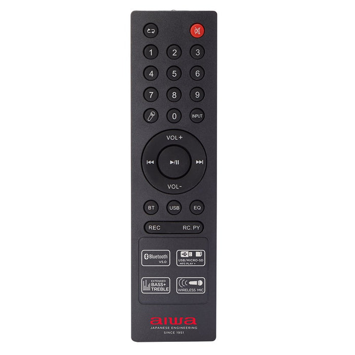 EAN 8435256897524 - Aiwa KBTUS-400 sistema de karaoke Hogar Alámbrico/Inalámbrico imagen 5