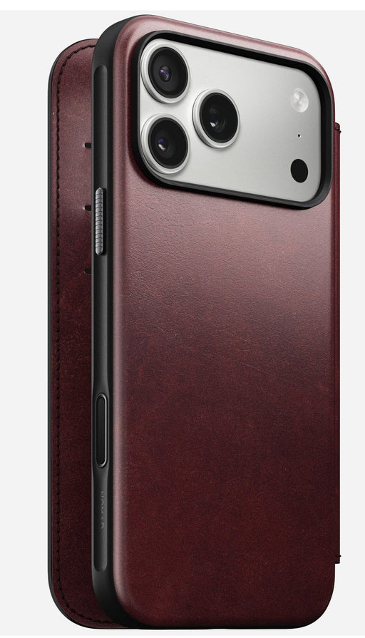 EAN 856504011826 - Nomad Modern Leather Folio funda para teléfono móvil 16 cm (6.3") Borgoña imagen 1
