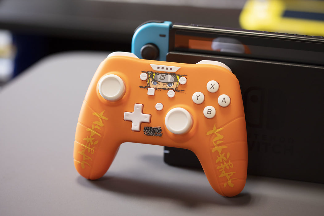 EAN 3328170287449 - Konix KX NARUTO SWITCH/PC PAD ORANGE Gamepad imagen 13