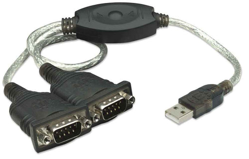 EAN 0766623174947 - Manhattan 174947 cable de serie Negro 0,45 m DB9 imagen 2