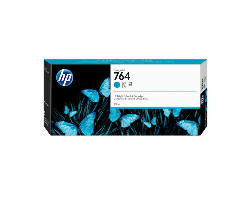 EAN 0887758703656 - HP 764 300-ml Cyan DesignJet Ink Cartridge cabeza de impresora Inyección de tinta térmica imagen 1