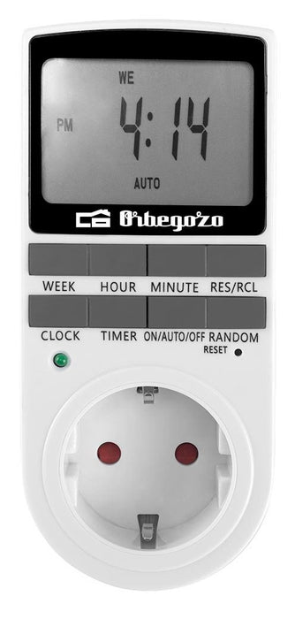 EAN 8435568400863 - Orbegozo PG 25 contador eléctrico Negro, Blanco Programador eléctrico diario/semanal imagen 2