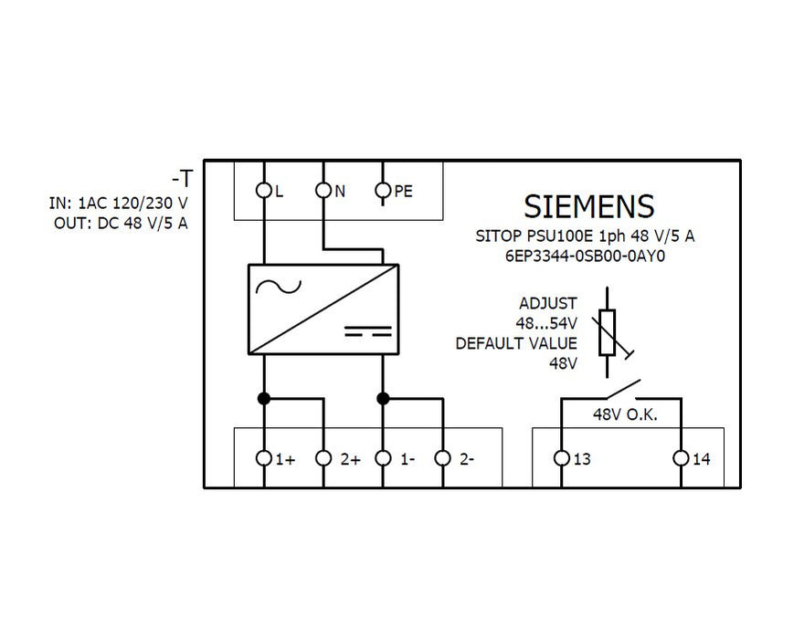 EAN 4025515155119 - Siemens 6EP3344-0SB00-0AY0 adaptador e inversor de corriente Interior Multicolor imagen 4