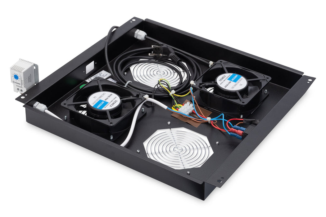 EAN 4016032332794 - Digitus DN-19 FAN-2-B-N accesorio de bastidor Panel del ventilador imagen 3