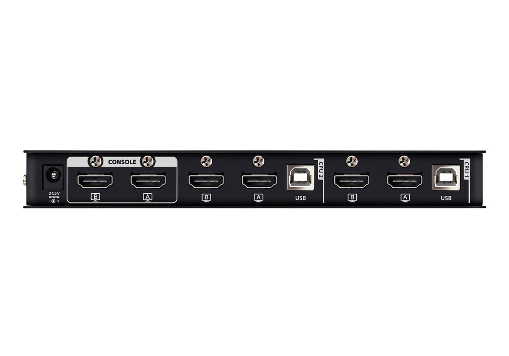 EAN 4710469349874 - ATEN CS742H interruptor KVM Negro imagen 3