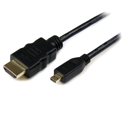 EAN 0065030846950 - StarTech.com HDADMM1M cable HDMI HDMI tipo A (Estándar) HDMI tipo D (Micro) Negro imagen 1