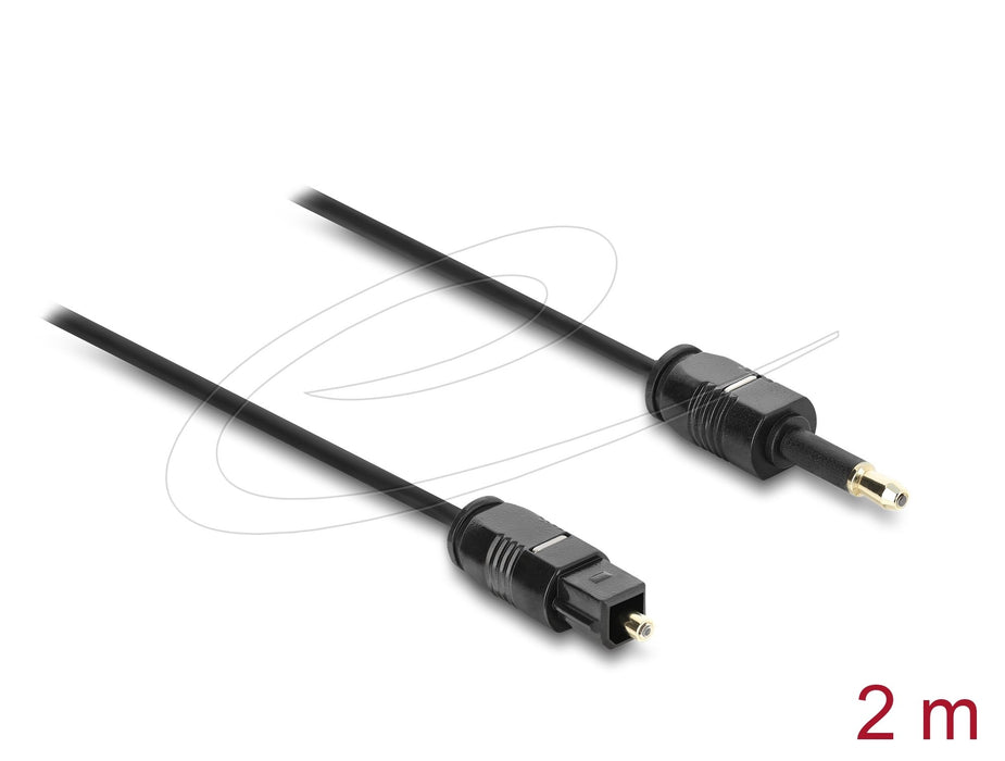 EAN 4043619909209 - DeLOCK 90920 cable de audio 2 m Toslink Mini-TOSLINK Negro imagen 1