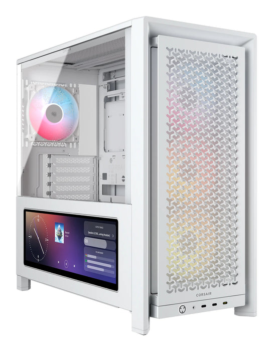 EAN 840440408031 - Corsair FRAME 4000D LCD RS ARGB Midi Tower Blanco imagen 1