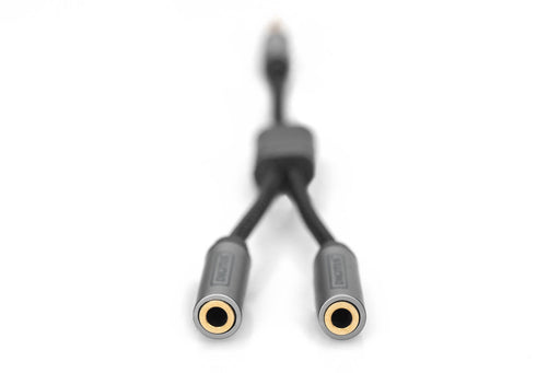 EAN 4016032481324 - Digitus DB-510320-002-S cable de audio 0,2 m 2 x 3.5mm Negro imagen 2