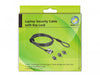 EAN 4043619206766 - Navilock 20676 cable antirrobo Negro, Plata 2 m imagen 4