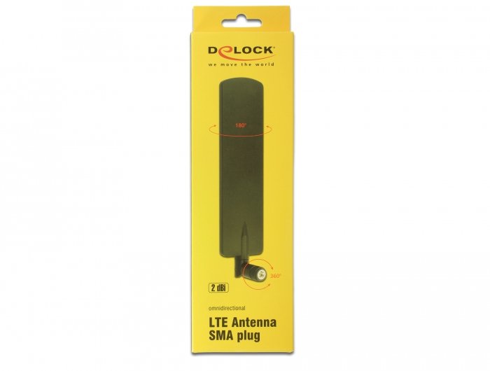 EAN 4043619896042 - DeLOCK 89604 antena para red SMA 2 dBi imagen 2