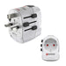 EAN 4047443553669 - Hama 00223477 adaptador de enchufe eléctrico Modular Tipo C (Euroconcexión) + Tipo F Blanco imagen 1