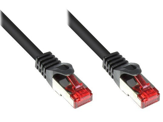 EAN 4014619176601 - Alcasa 0.25m Cat. 6, S/FTP cable de red Negro 0,25 m Cat6 S/FTP (S-STP) imagen 1