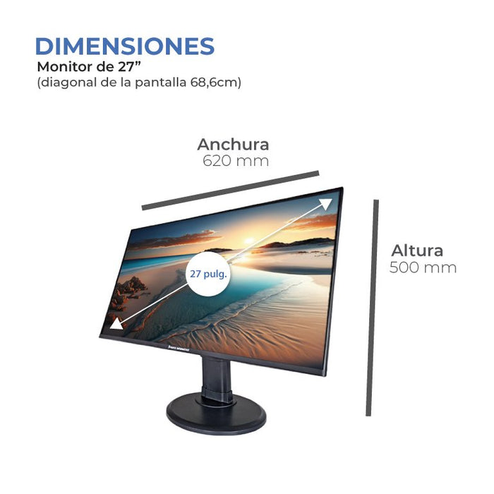 EAN 8435207807190 - PUNTO INFORMÁTICO PiP2700V pantalla para PC 68,6 cm (27") 1920 x 1080 Pixeles Full HD LED Negro imagen 7