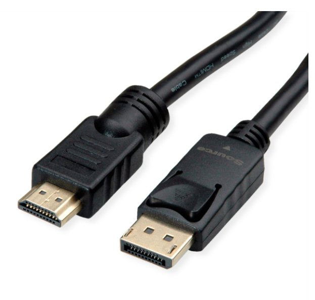 EAN 7630049619203 - ROLINE 11.04.5776 adaptador de cable de vídeo 7,5 m HDMI tipo A (Estándar) DisplayPort Negro imagen 3