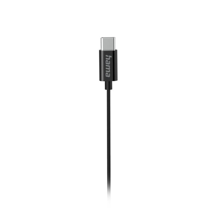 EAN 4047443541949 - Hama Curly Auriculares Alámbrico Dentro de oído Llamadas/Música USB Tipo C Negro imagen 4