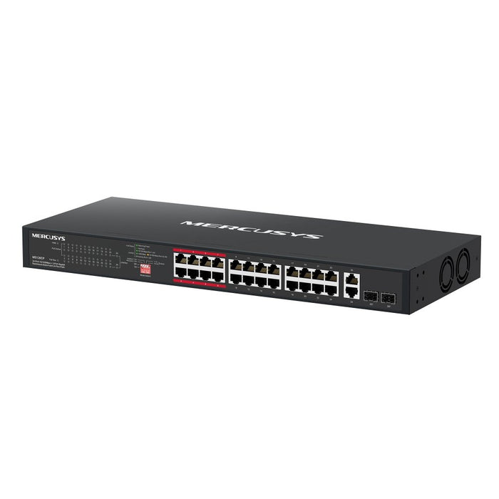 EAN 6957939003753 - Mercusys MS126CP switch Gigabit Ethernet (10/100/1000) Energía sobre Ethernet (PoE) 1U Negro imagen 2