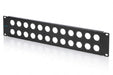 EAN 4016032510635 - Digitus 2U rack panel for 24 x D-Type modules Panel de conectores imagen 1