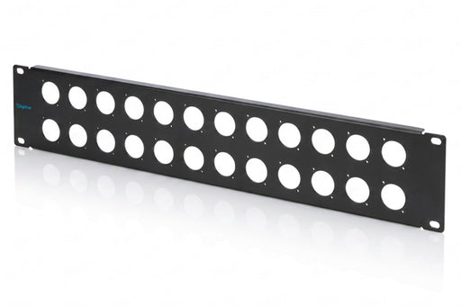 EAN 4016032510635 - Digitus 2U rack panel for 24 x D-Type modules Panel de conectores imagen 1