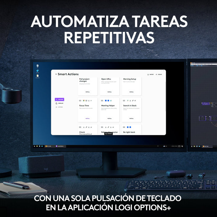 EAN 5099206112452 - Logitech 920-011610 teclado Ratón incluido Oficina Bluetooth QWERTY Español Grafito imagen 10