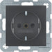 EAN 4011334224198 - Hager 47231606 placa de pared y cubierta de interruptor Antracita imagen 1