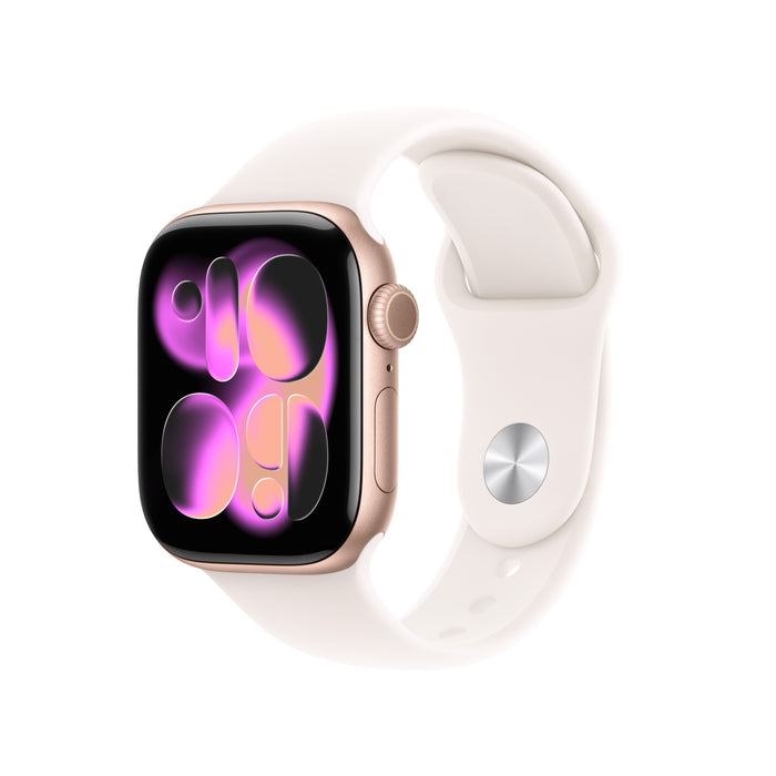 EAN 0195950469882 - Apple Watch Series 11 OLED 42 mm Digital 374 x 446 Pixeles Pantalla táctil 5G Oro rosa Wifi GPS (satélite imagen 1