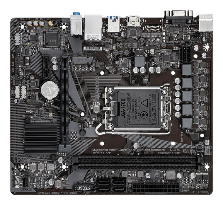 EAN 4719331859985 - GIGABYTE H610M H V2 placa base Intel H610 Express LGA 1700 micro ATX imagen 4