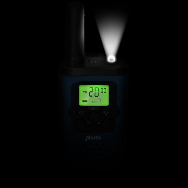 EAN 8712412585786 - Alecto FR-115BW two-way radios 8 canales Negro, Azul imagen 4