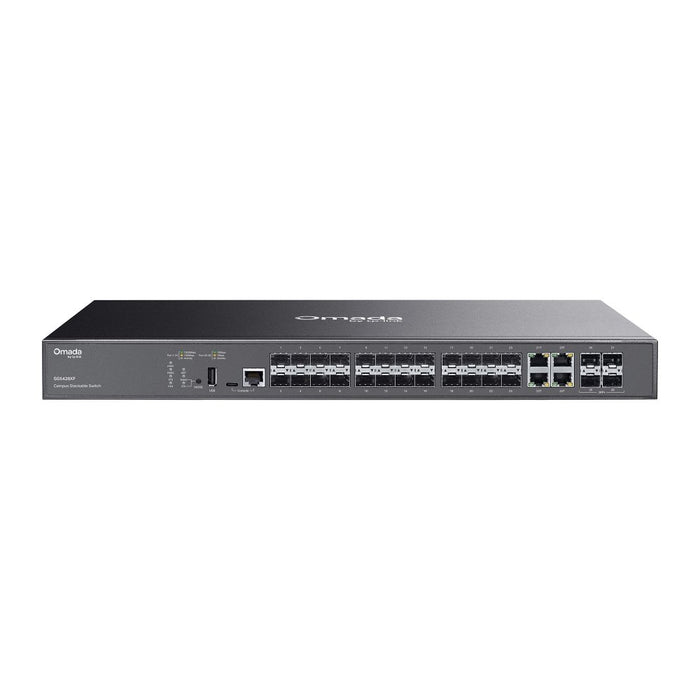 EAN 1210002602389 - TP-Link SG5428XF switch Gestionado L3 Negro imagen 1