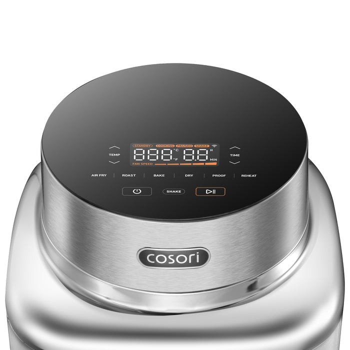 EAN 810123677696 - Cosori ICONIC Single Sencillo 6,2 L Independiente 1725 W Freidora de aire caliente Acero inoxidable imagen 2