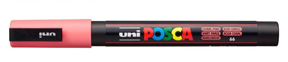 EAN 4902778249321 - POSCA PC-3M marcador 1 pieza(s) Punta redonda Rosa imagen 1