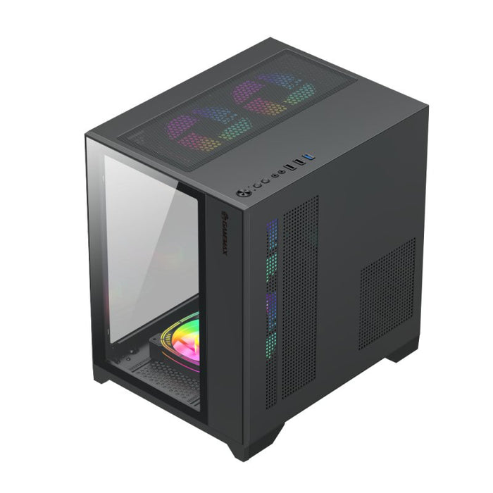 EAN 6931858775359 - GameMax Infinity Mini BK Micro Torre Negro imagen 4