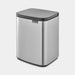 EAN 8710755222962 - Brabantia Bo Waste Bin 7 L Rectangular Acero Negro, Acero imagen 2