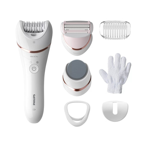 EAN 8710103935520 - Philips 8000 series BRE730/10 depiladora 32 pinzas Rosa, Blanco imagen 1