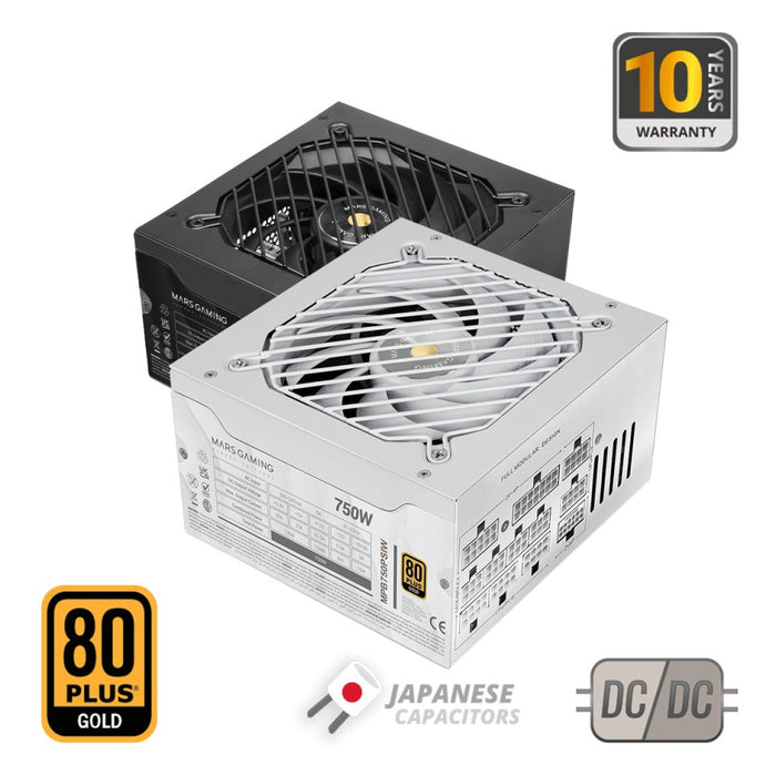 EAN 8435693114161 - Mars Gaming MPB750PSI unidad de fuente de alimentación 750 W 24-pin ATX ATX Blanco imagen 2