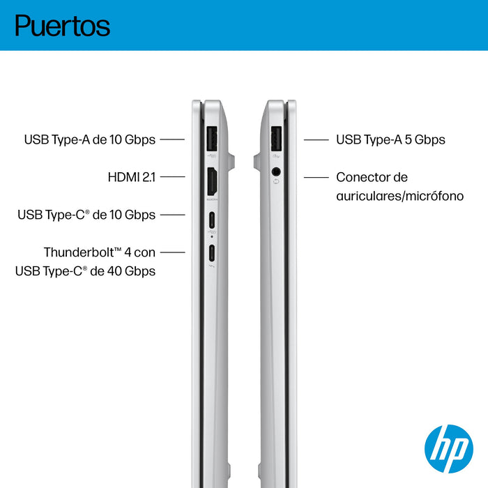 EAN 0199251192425 - HP OmniBook 7 AI 14-fr0010ns Intel Core Ultra 5 225U Portátil 35,6 cm (14") 2K 16 GB LPDDR5-SDRAM 1 TB SS imagen 4