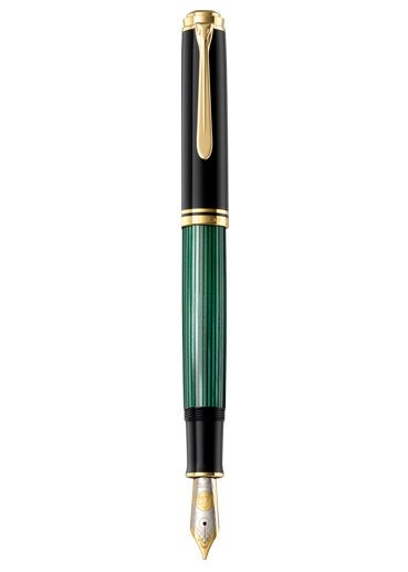 EAN 4012700987594 - Pelikan Souverän 1000 pluma estilográfica Negro, Verde 1 pieza(s) imagen 1
