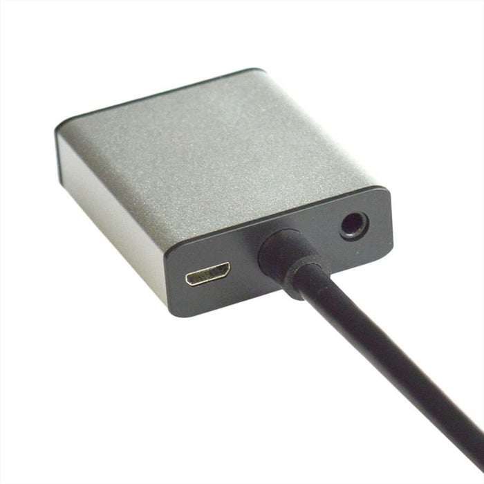 EAN 7611990142712 - VALUE HDMI - VGA+3.5mm VGA (D-Sub) + 3,5mm Negro, Plata imagen 2