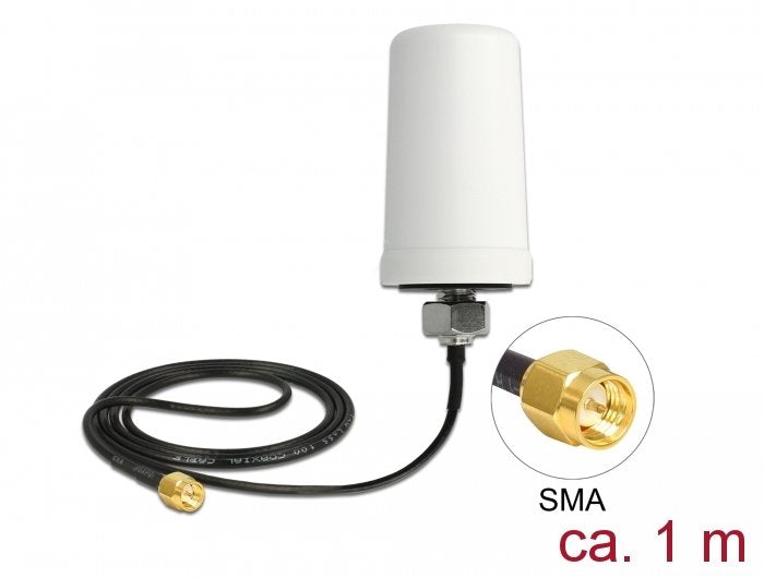 EAN 4043619125456 - DeLOCK 12545 antena para red Antena omnidireccional SMA 2 dBi imagen 4
