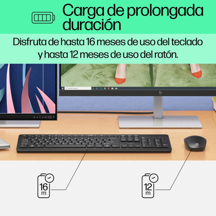 EAN 0195908430872 - HP 230 Wireless Mouse and Keyboard Combo White teclado Ratón incluido RF inalámbrico Blanco imagen 7