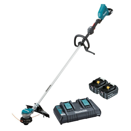 EAN 88381884310 - Makita DUR368LPT2 desbrozadora/bordeadora 35 cm Batería Negro, Azul imagen 2